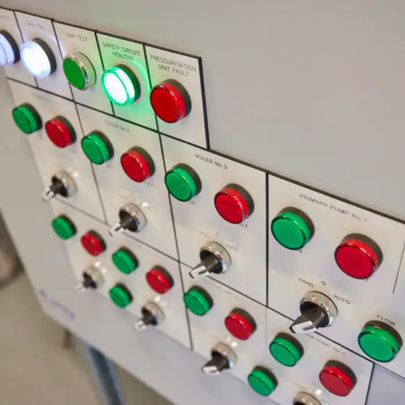 flashing buttons