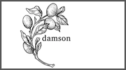 The Damson Restaurant Logo